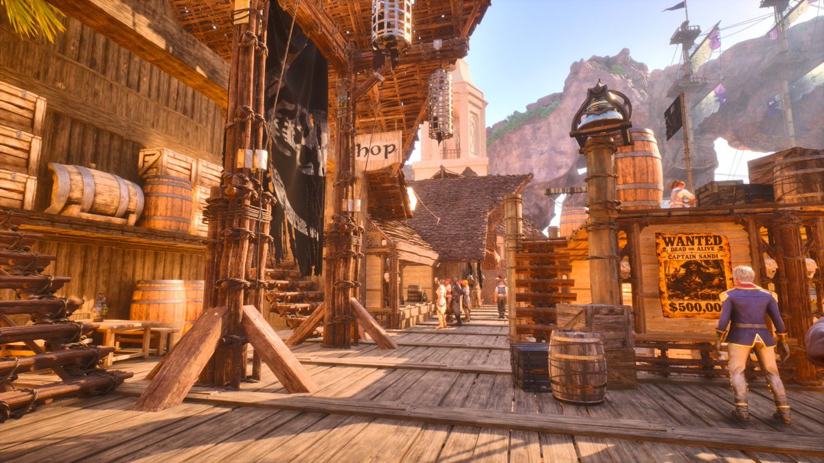 brini761640's tweet photo. New upcoming amazing fantasy/ pirate mod by the amazing creator @knufflesandman, so many amazing variations in this one, create a pirate town, Steampunk city, spanish strong hold or combine them all!!!!

@survivetheark #arkbuilds https://t.co/rTWp3L3r0D