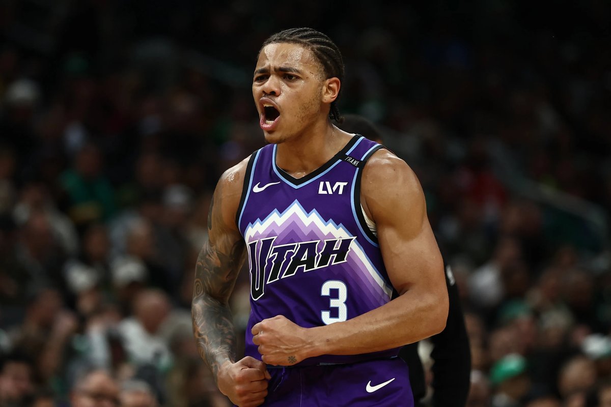 bball_evo's tweet photo. NBA 🇺🇸 - Gli Utah Jazz blindano Keyonte George con rinnovo da 5 anni per $157 milioni! Il prodotto di Baylor insieme a Wembanyama e i fratelli Thompson sono gli unici giocatori della classe Draft 2023 ad aver firmato l'estensione https://t.co/VKt6mWf0yK