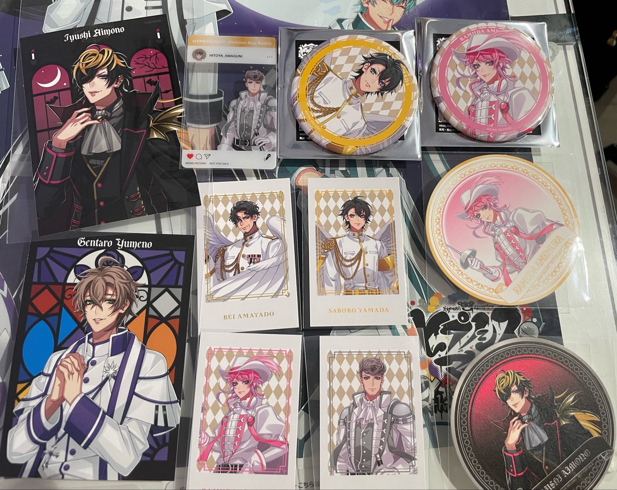 Yutu__n_'s tweet photo. 【交換】ヒプマイ 9周年 9th カフェ

譲▶︎三郎、乱数、幻太郎、零、十四、獄
求▶︎入場特典 簓
       コースター 簓
       缶バッジ 簓 左馬刻
       チェキ 簓 独歩 左馬刻
       ブロマイド 簓

後日都内、大宮手渡し
現地10月4日手渡し
検索からもお声がけください🙇‍♀️ https://t.co/ziR095AL9F