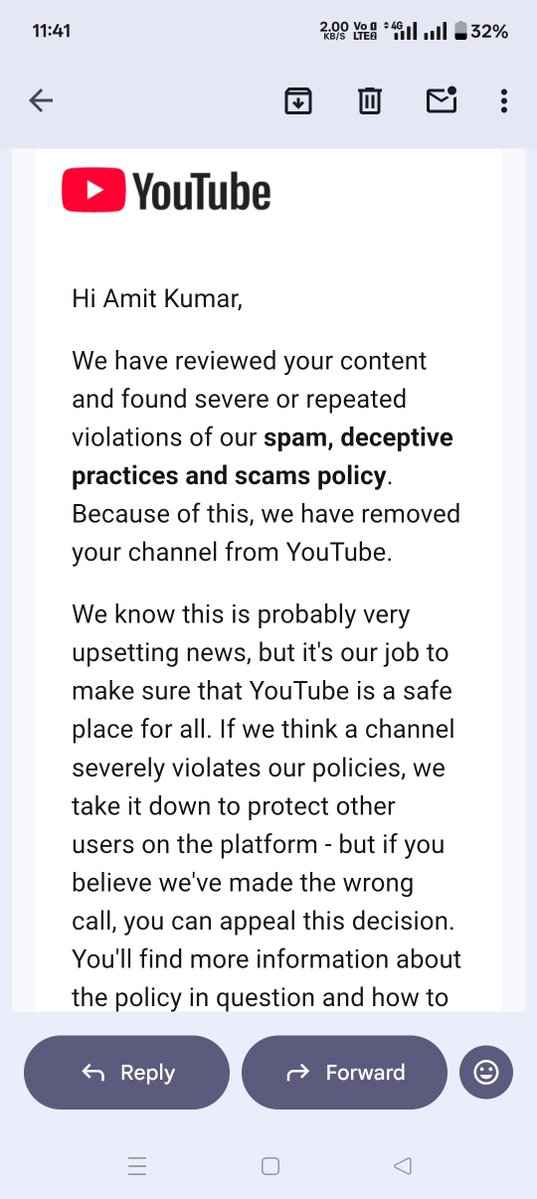 digiamitstudio's tweet photo. @YouTube @TeamYouTube

My very first channel was removed after uploading just ONE piece of content. I don't understand why. Please review my channel and reinstate it if this was a mistake.

Channel: https://t.co/pfWvogGNyK https://t.co/5UwoHC2ICO
