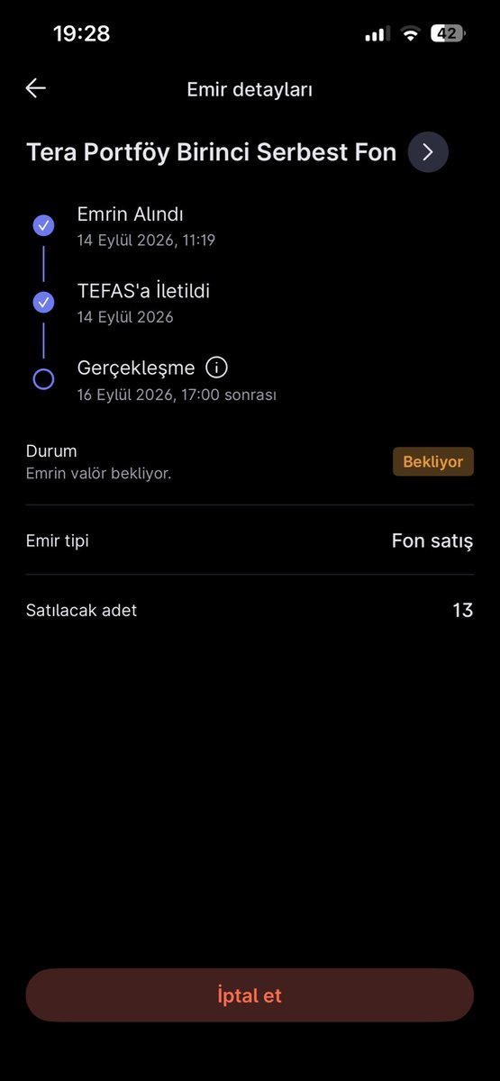 mrMert774616's tweet photo. @CaptainOrkan benim durumumda çok garip ya valör süresinde hiçbir sorun yoktu borsada https://t.co/3vdApJPKR9