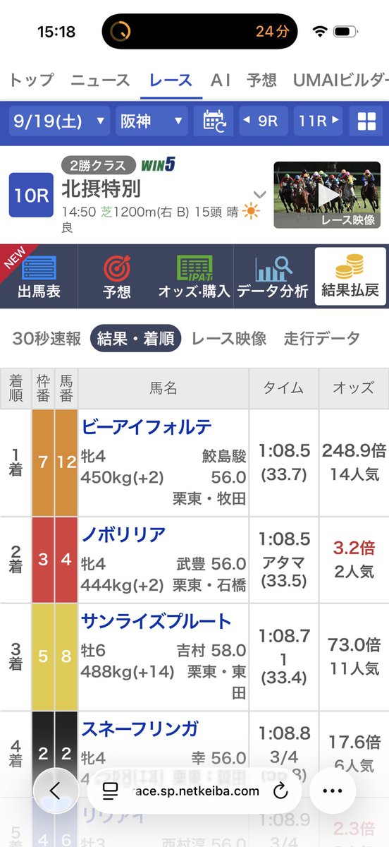 keibakakko's tweet photo. またすごく荒れましたわね https://t.co/QtzKOlL9Se