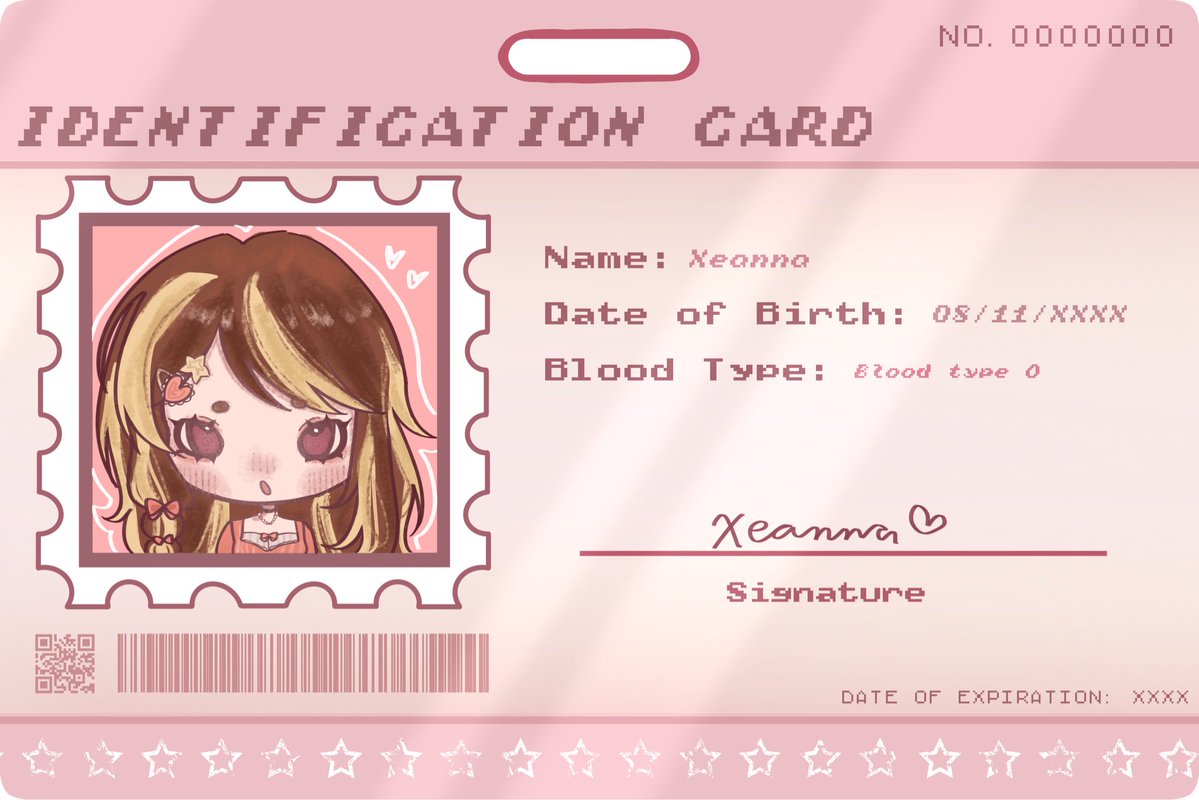 xeannaartz's tweet photo. $5 ID card YCH commissions open! DM if interested 🩷 #art #digitalart #ych #commission #commissions #commissionsopen #chibi https://t.co/kBPMQbV49d