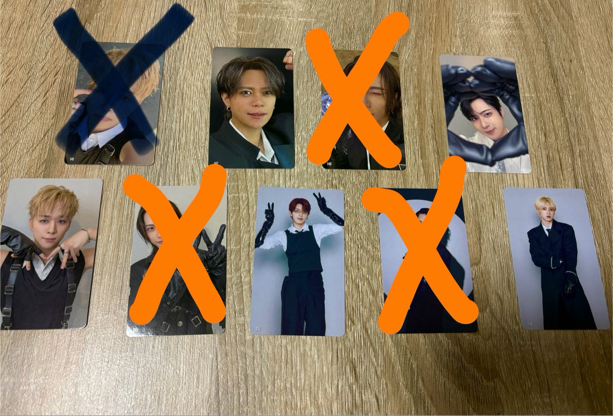 pompompiroto's tweet photo. INI　東京ドーム　落下物

【譲】
画像1枚目　落下物
　後藤　佐野　許　高塚　髙塚
画像2.3枚目　トレカ
　佐野　許　シュウ　高塚　髙塚　
　藤牧　松田
　
落下物について、折れや傷が激しいメンバーもありますのでご確認ください。

【求】
未使用シリアル

お気軽にお声掛けください！
#INI交換 https://t.co/Br5HOmnYJ9