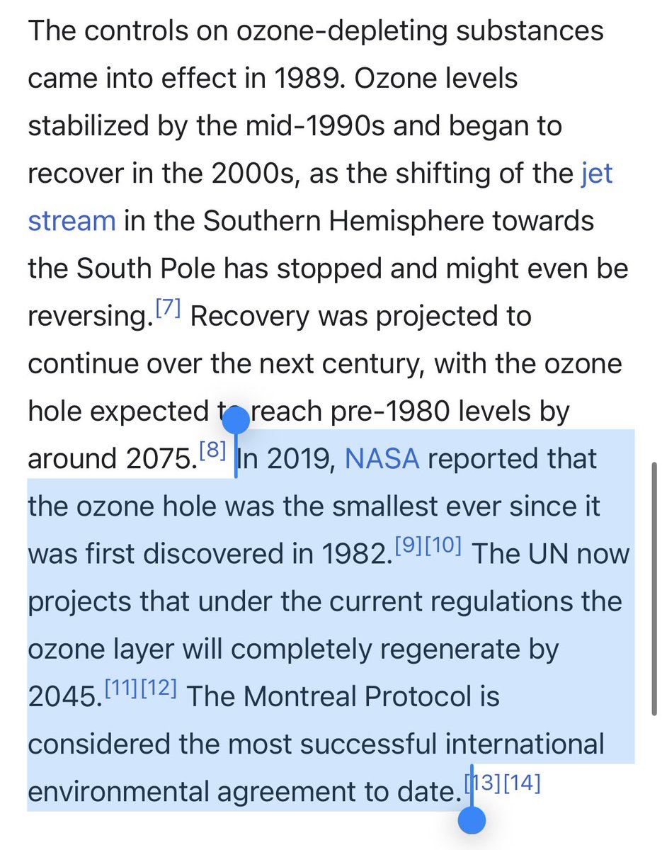 redhead_ophelia's tweet photo. WE SAVED THE OZONE LAYER. It hasn’t fucking been forgotten. We as a humanity just took action and saved it. https://t.co/oJNCVjwv1S