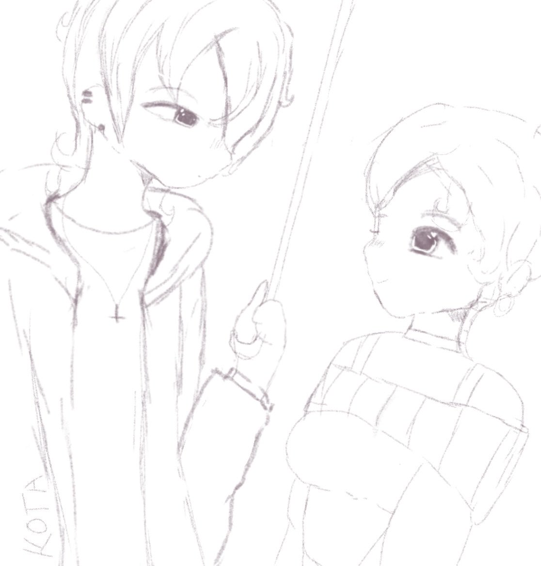 K0meru's tweet photo. ⠀⠀ ⠀⠀⠀ Wip,, 🤍
Oc art soon 4 da fall ꉂ(˵˃ ᗜ ˂˵) https://t.co/4TuF8R29LV