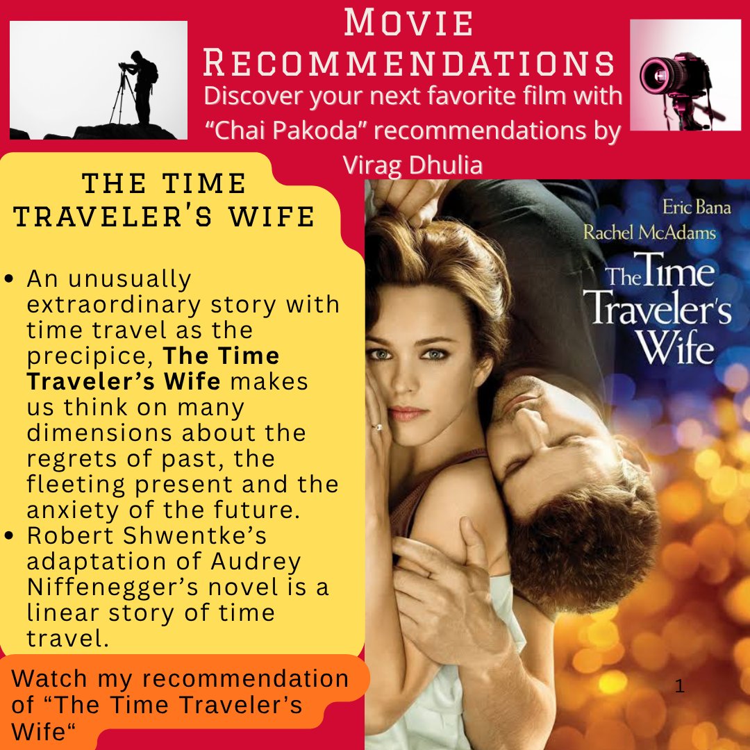 ManOfTales's tweet photo. The Time Traveler's Wife
#thetimetravellerswife #rachelmcadams #ericbana #timetravel #genetic #past #present #future #clairvoyance #foreknowledge #cinema #reelschallenge #youtubeshorts #ytshorts
Watch my recommendation of "The Time Traveler's Wife here - https://t.co/d7pnKSUumi https://t.co/x8EvltAyET