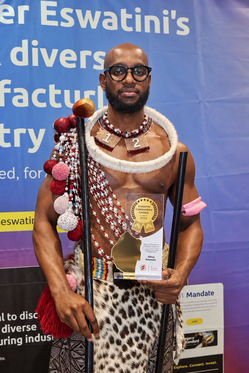 LishumiNakubili's tweet photo. Emaswati have recognised me as their favourite personal brand. You don’t take recognition like this for granted. I’m grateful beyond words. https://t.co/WWLMdLi3gT