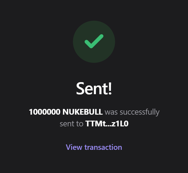 TheNukeBull's tweet photo. Claim $500,000 - $NUKEBULL Airdrop 🎁 

$NUKEBULL will list Soon on $Solana ⏰ 

✅ Follow us
✅ Like + RT pinned post 📌
✅ Comments $SOL   address + ♻️

Every wallet get 1,000,000 $NUKEBULL🪂 https://t.co/ugevvYy4pb