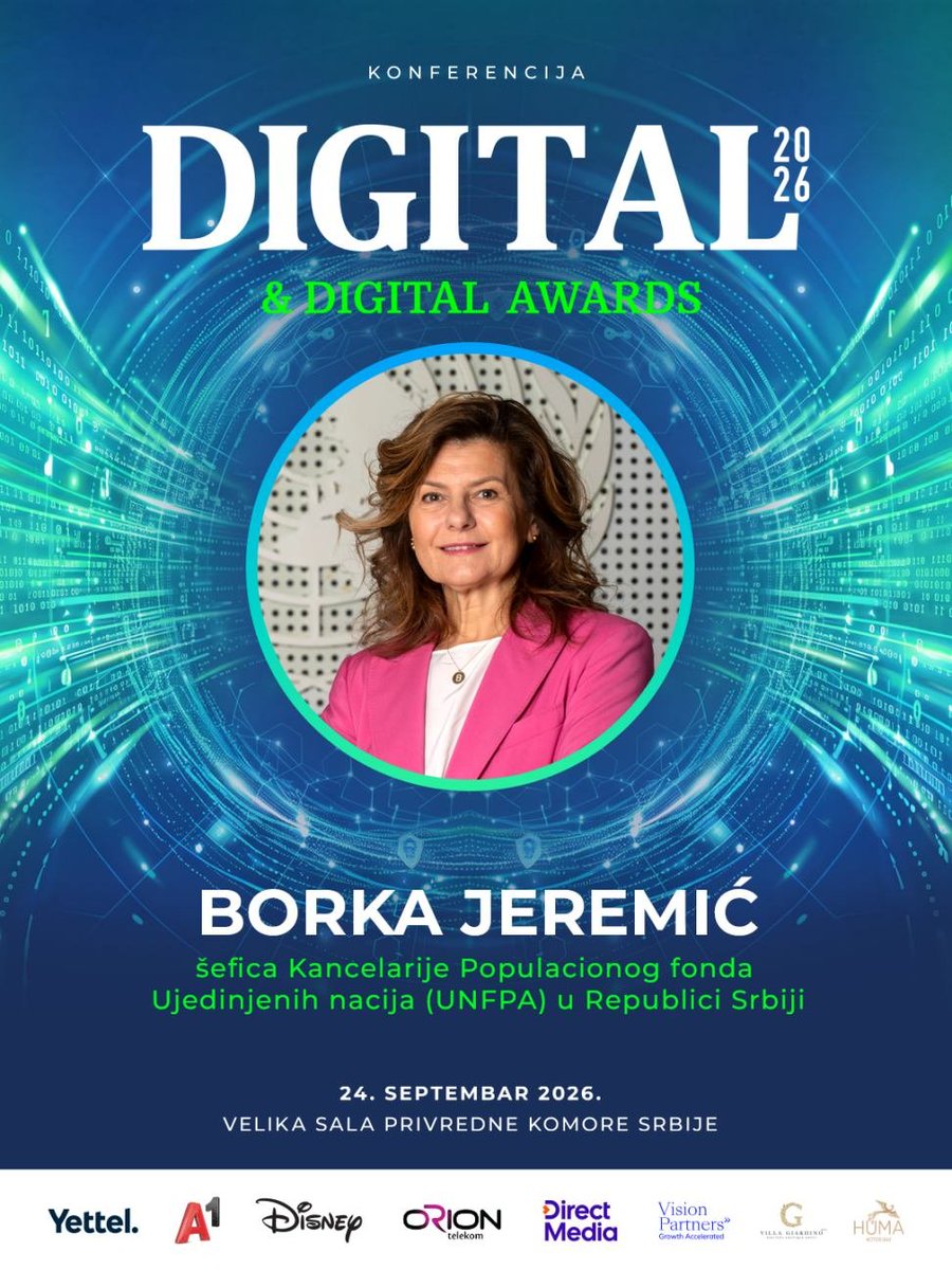 robert_coban's tweet photo. #Digital2026
10.30 - Uvodna izlaganja
11.00 - Tradicionalni panel lidera u telekomunikacijama
Registracija na: rsvp@color.rs https://t.co/oPLTnOLnR7