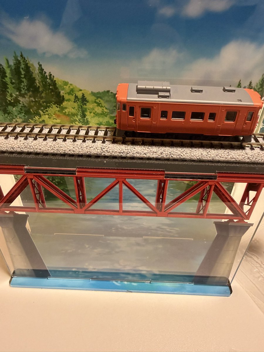 istm_museum's tweet photo. 阿仁合駅にて
アクリルジオラマを購入
Nゲージを飾るのにピッタリでした
試しに鉄コレポケットキハを https://t.co/18HxZBw5wS
