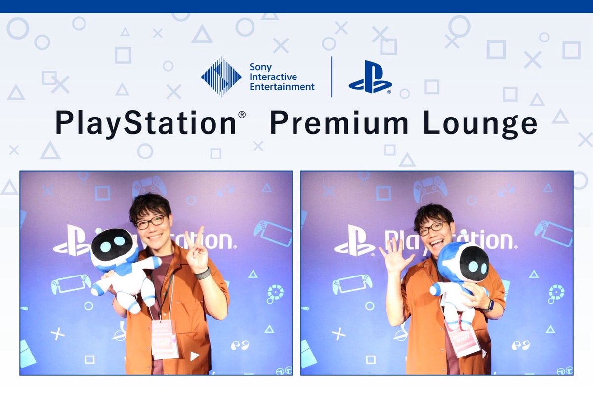 kojimatenninn's tweet photo. TGS2026の #プレイステーション さんにご招待頂いたプレミアムラウンジの写真機。フレームを選択する初期のプリクラ感があって最高の思い出になりました。

東京ゲームショウありがとう！ゲームと実況が好きでよかったです☺︎  #TGS2026 https://t.co/1al4EuJemQ