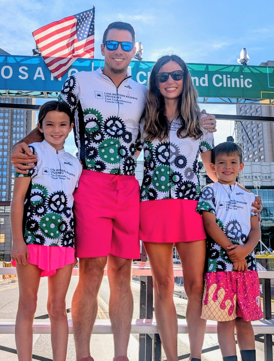 TyMillerLab's tweet photo. Official Miller Family team picture for @bikeVeloSano 2026! Ready to ride this morning to raise funds for cancer research at the Case Comprehensive Cancer Center!
@caseccc

#velosano 100% for the Cure

If you are able to support:
Tyler: https://t.co/slRJZLLSHs
Brittany: https://t.co/Pf7T3sxWav
Skyler: https://t.co/NihWHSek4B
Zander: https://t.co/sESCIpyRQ4

@CWRUSOM