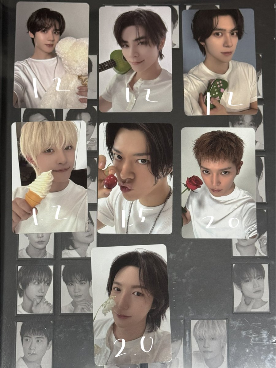 jwingle_'s tweet photo. 엔시티 10주년 전시회 특전 포카 엠디 양도

📥dm/kkt 
⭕️en/kr
🚚반택 0.2 | 택배 0.4

쟈니 태용 유타 쿤 텐 재현 샤오쥔 헨드리 런쥔 제노 해찬 재민 양양 천러 지성 시온 리쿠 유우시 재희 료 사쿠야 엔시티 위시 드림 일이칠 웨이션브이 포카
양도 댈구 https://t.co/HUZerdiyX3