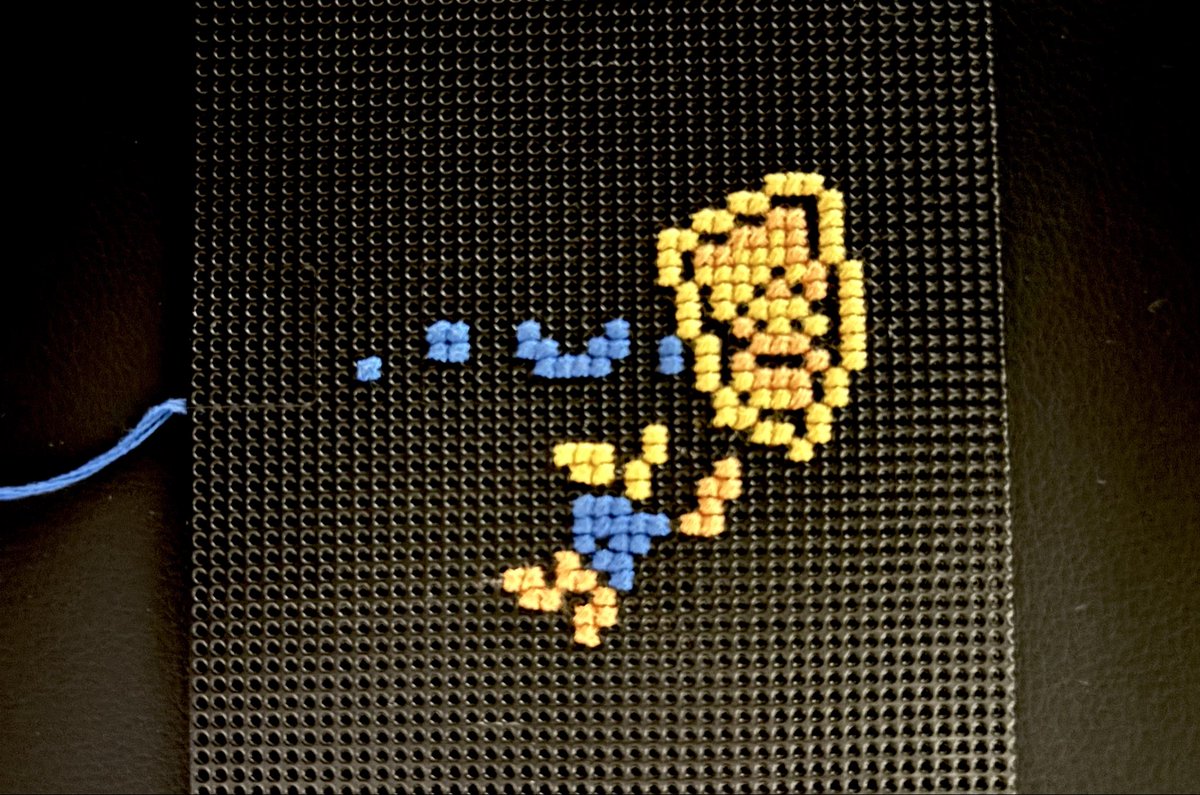 suzunen2's tweet photo. I stitched a new piece while watching TGS2026 today.

(❁´ω`❁) https://t.co/mgyXSZIg5x