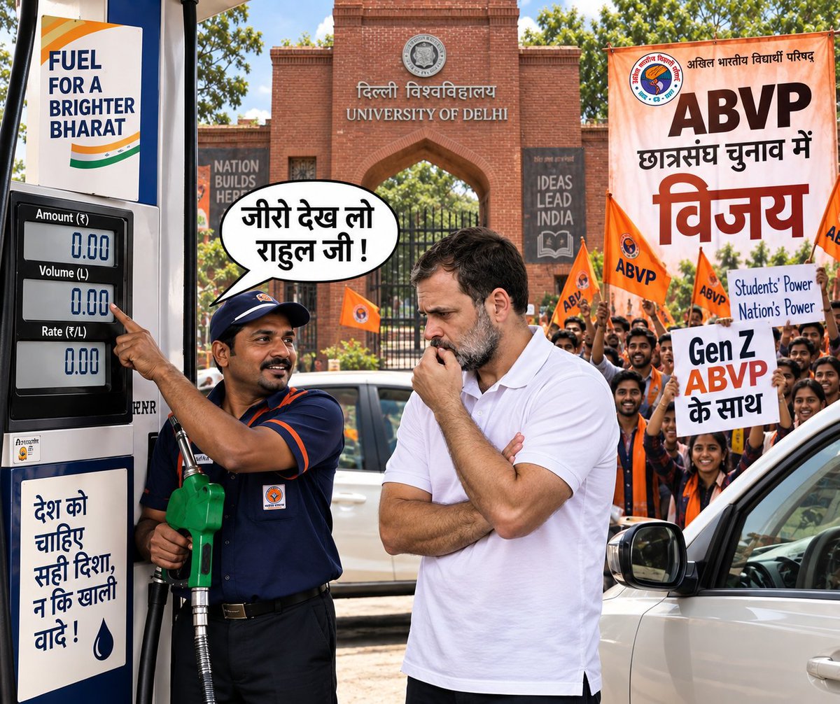 AnkiReddy__g's tweet photo. @nsui
@RahulGandhi 

#ABVP4DUSU 
#DUSU https://t.co/7JTHrq4mO0