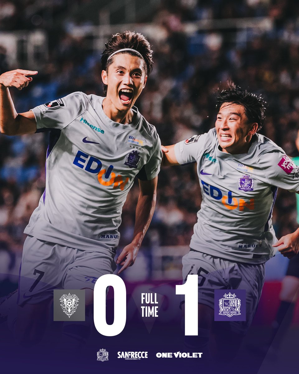 sanfrecce_SFC's tweet photo. ⏹️𝐅𝐔𝐋𝐋𝐓𝐈𝐌𝐄

🏆明治安田J1リーグ 第8節
🆚アビスパ福岡
🔢0-1
⚽️東俊希

#sanfrecce #ONEVIOLET #Jリーグ https://t.co/XDwcRiAf8Z