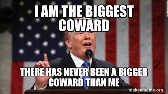 TheChefTrevor's tweet photo. @mariashriver @dajennison He doesn’t want his lies exposed. He’s a coward. Banning the press to suppress the truth is unconstitutional. https://t.co/UlzmMI3oZP