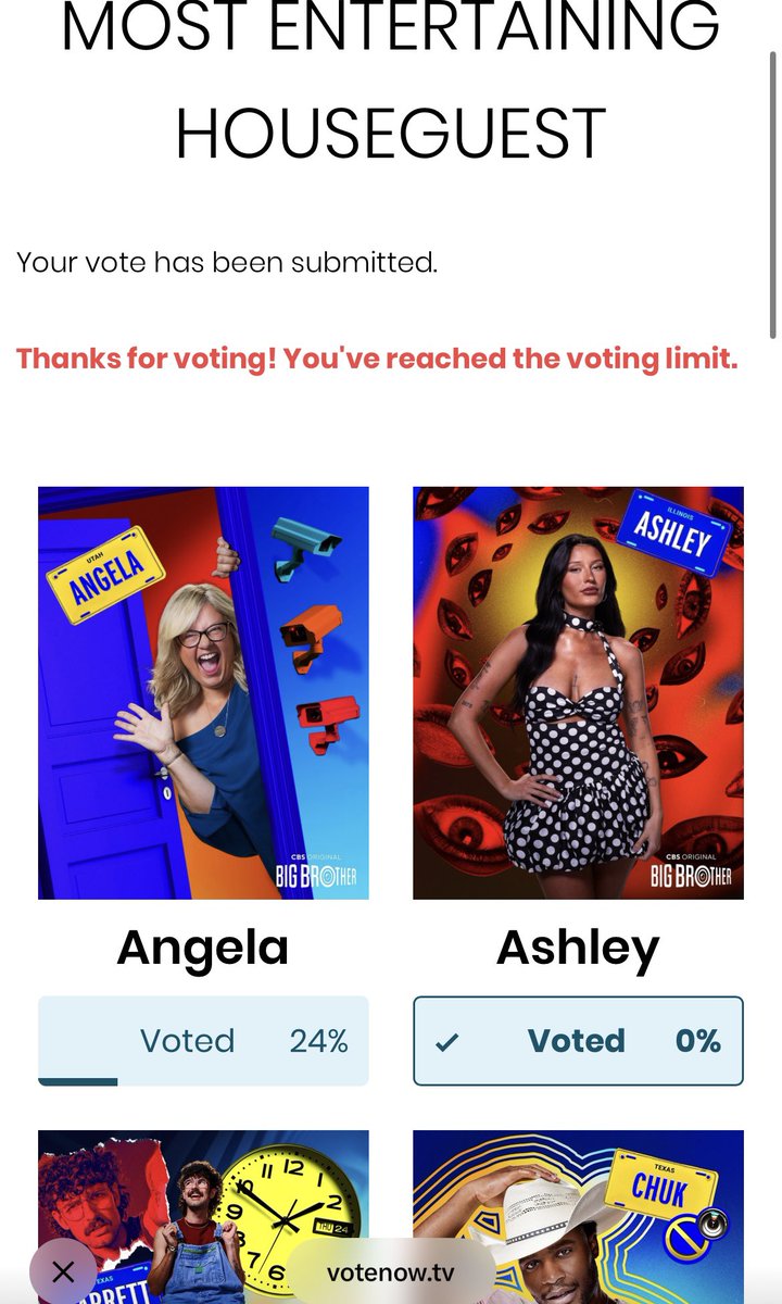 Gmtz_2012's tweet photo. @ashleytrail33 The votes are rigged ngl https://t.co/T4lnAlJ630