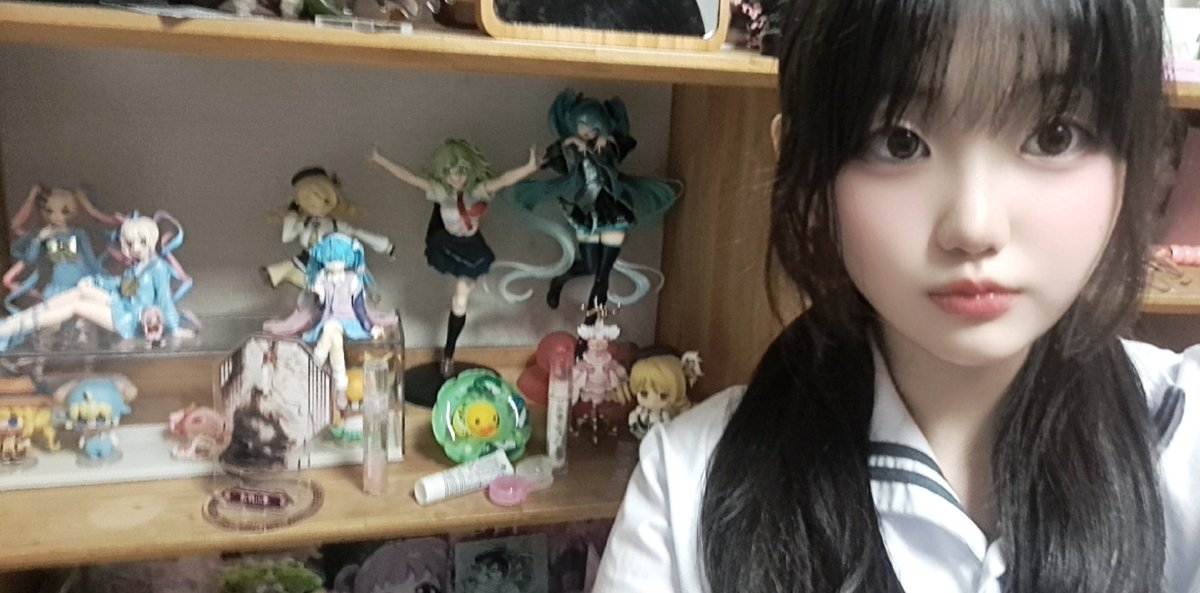 Hatsune_MS's tweet photo. 피규어 배치 바꾸기전에 찍은거 https://t.co/94yBvrfuRG