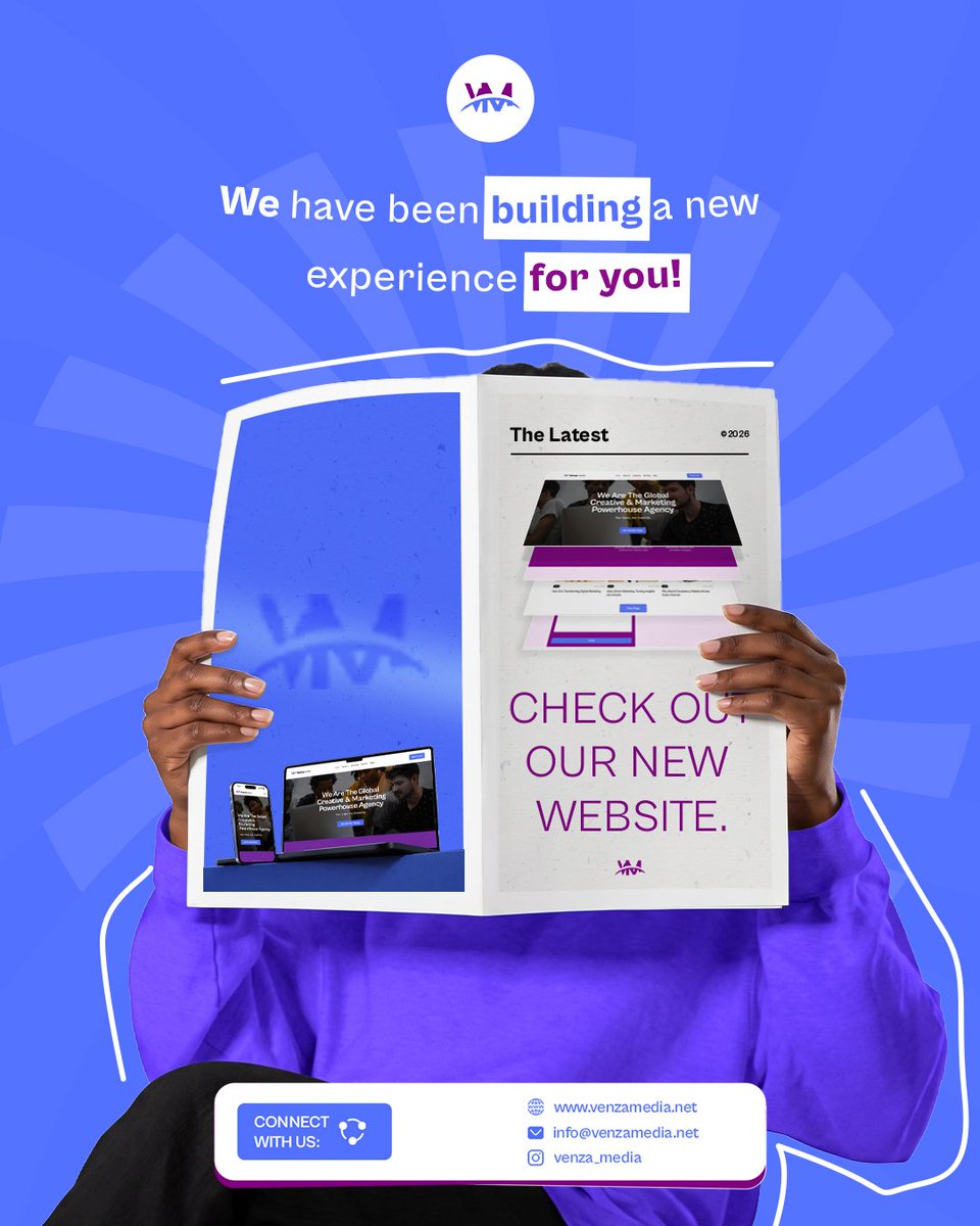 venzamedia's tweet photo. We’ve been building something new… 👀
And it’s finally here!🥳🔥
Our new Venza Media website is LIVE with a  fresh look, new experience, same vision.
Check it out: https://t.co/DyNhSJCnX6⁠

#VenzaMedia #NewWebsite #DigitalMarketing #CreativeAgency https://t.co/BoQrlBsuN3