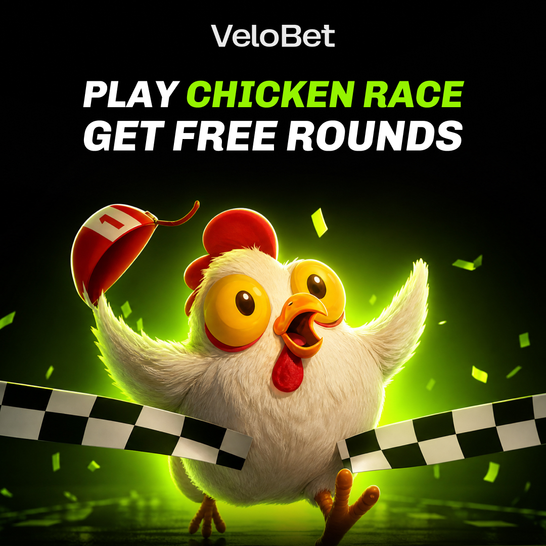 Velo_Win's tweet photo. UP TO 50 FREE ROUNDS EVERY DAY 🐔🐔🐔

PROMOTION RULES:

• Qualifying bets: lost bets, or bets cashed out at a minimum of 1.5x
• Qualifying game: Chicken Race only
• Daily range: minimum 10, maximum 50 Free Rounds
• Rewards credited next day by 15:00 UTC+0 https://t.co/vXM6IgYV4F
