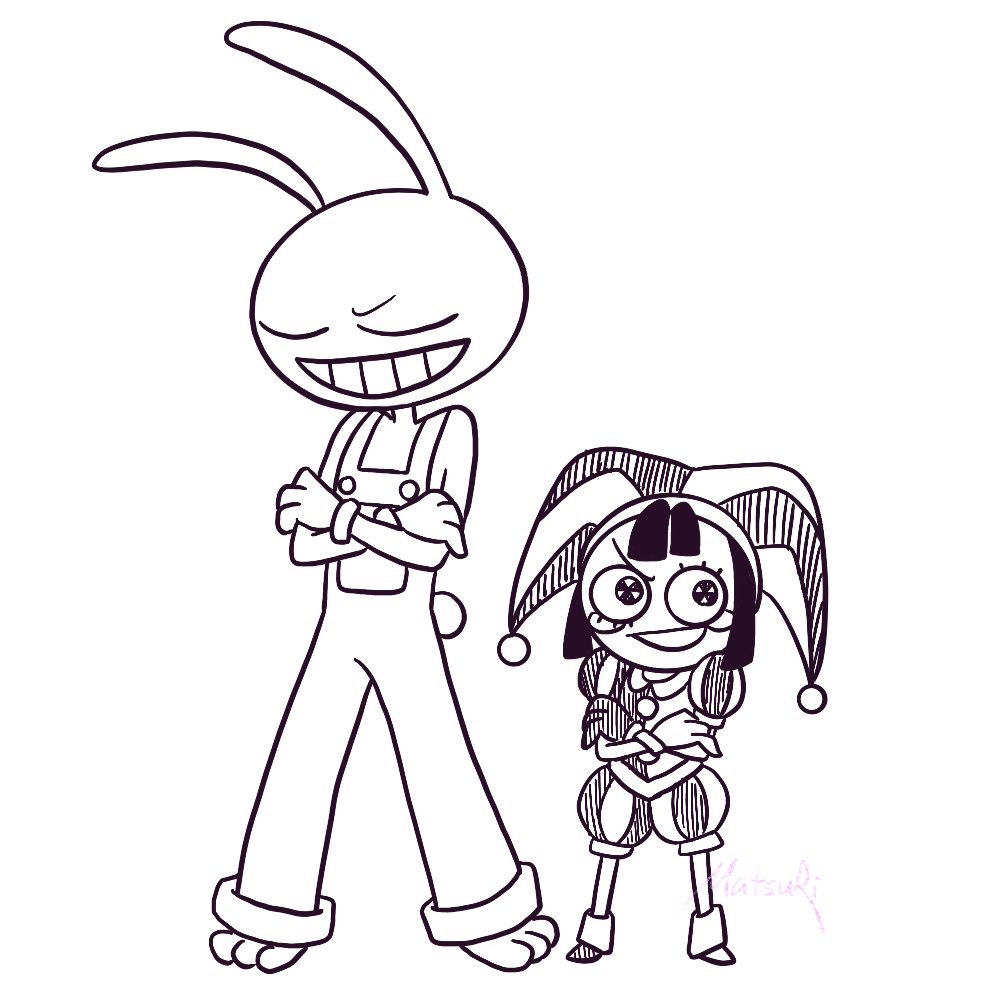 HSJ_XIV's tweet photo. 🆒

#TheAmazingDigitalCircus #Pomni #Jax #funnybunny https://t.co/ZBMSA74DYS