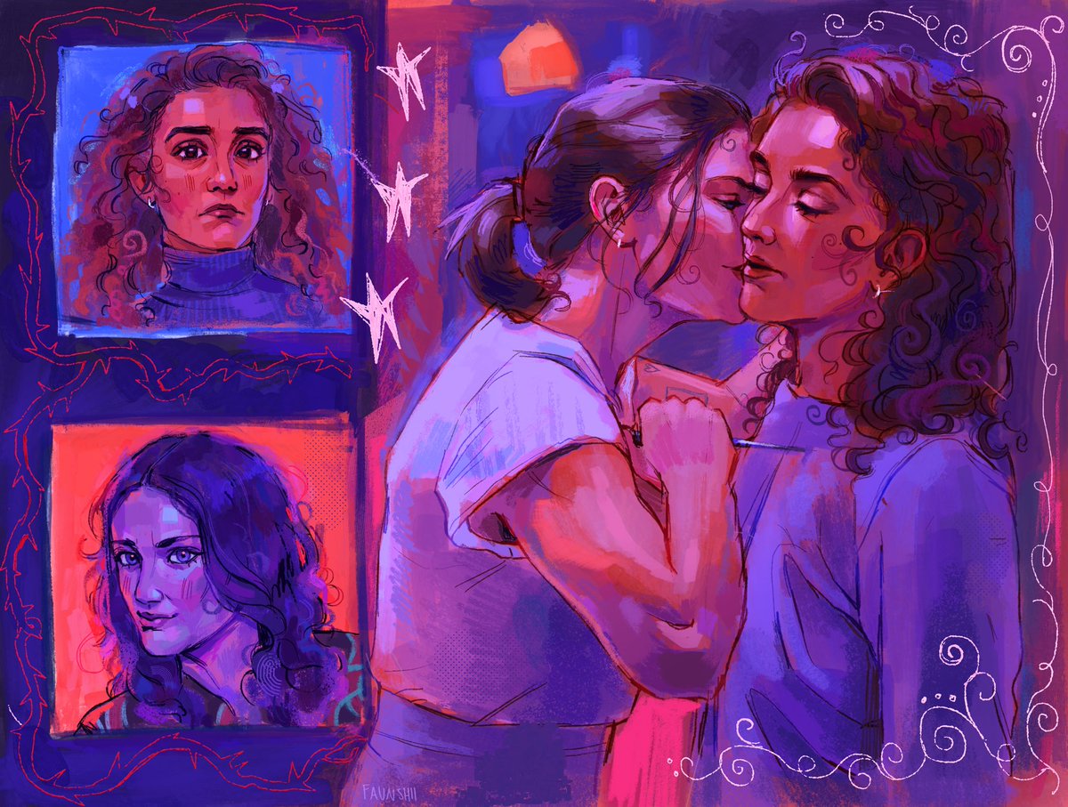 faunshii's tweet photo. barantos x villaneve.... #barantos #thepitt #fanart https://t.co/cUC0Bm8xIn