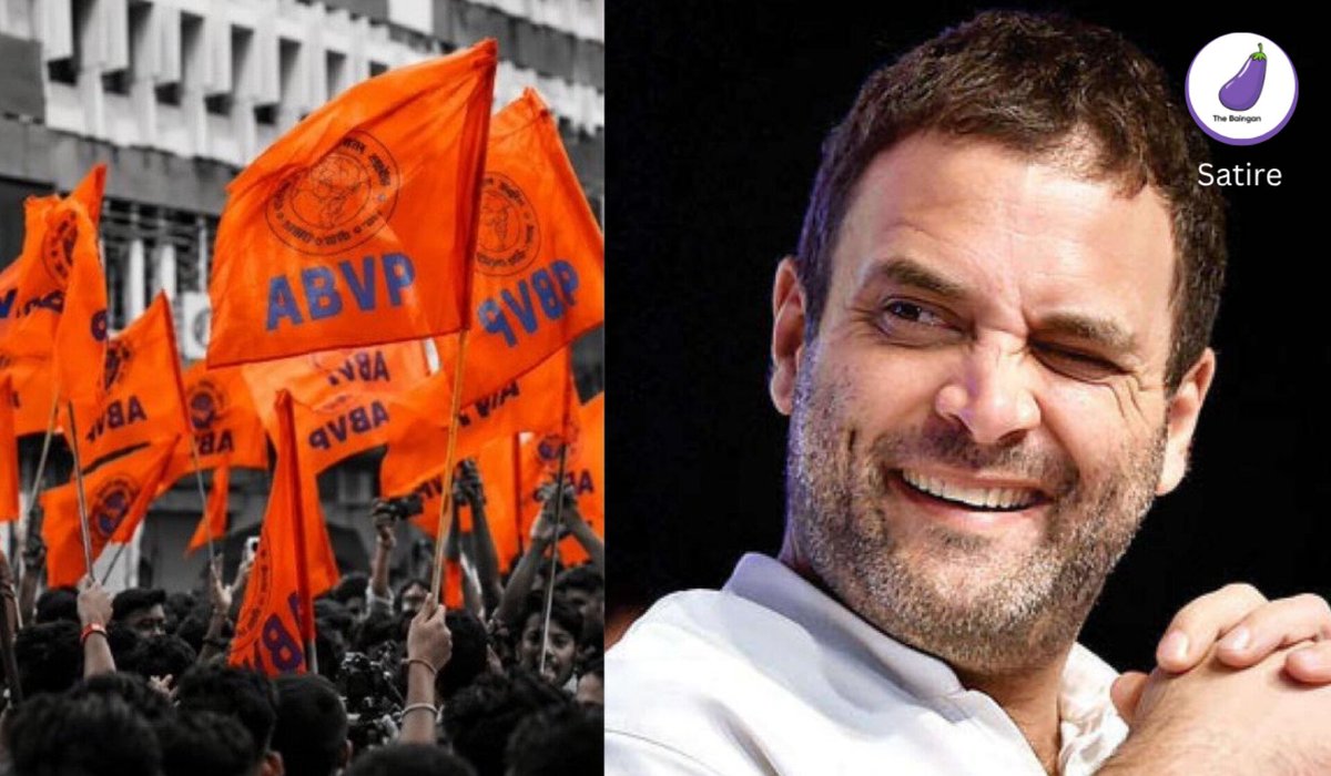TheBaingan_'s tweet photo. 🚨#ब्रेकिंग : DUSU चुनाव में राहुल गांधी की बड़ी जीत, ABVP पर लगाया था सट्टा https://t.co/1LjuqXF1SC