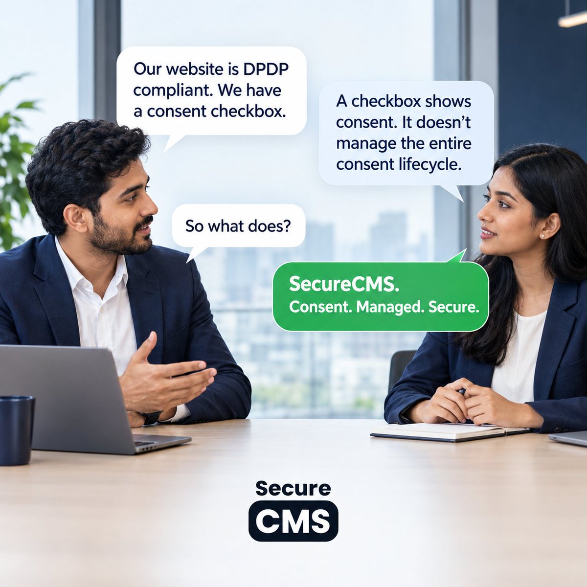 Secure_DApp's tweet photo. A checkbox can collect consent.

But can your business manage it, track it, and prove it when needed?

That’s the gap between simply collecting consent and actually managing it.

Meet SecureCMS by SecureDApp.

Consent. Managed. Secure.

#DPDP #SecureDApp https://t.co/18ESGh3rDB