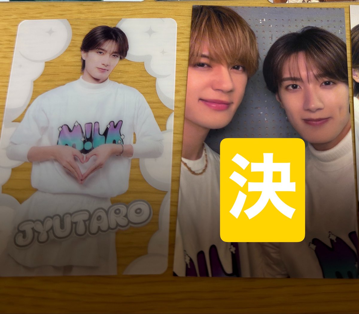 Ri___saL's tweet photo. 【交換】M!LK LOVE ENG!NE 特典 クリアトレカ ペアトレカ トレカ

譲) 画像1枚目
クリアトレカ→山中

求)画像2枚目💝
クリアトレカ→吉田

郵送交換を希望しております📮
お気軽にご連絡ください！ https://t.co/s9h9W2OS3x