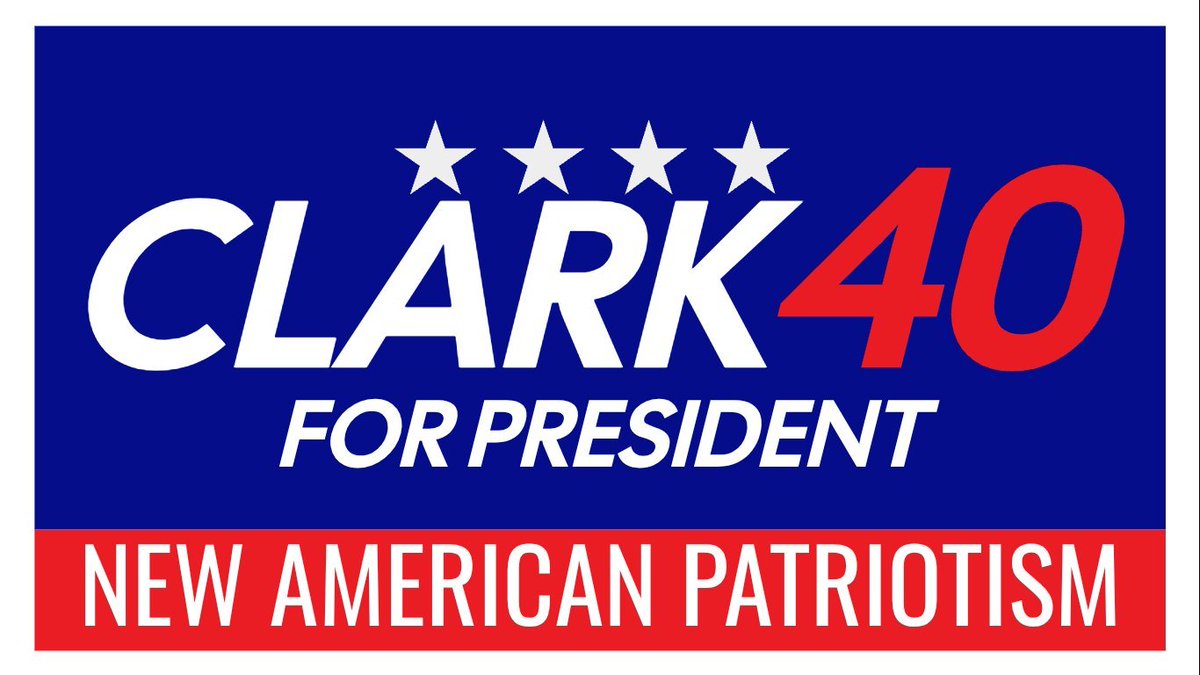 SMLKennedy's tweet photo. @PoliGSim And no one else can pull it off execpt for Wesley Clark.
Mr.Clark has proven himself to be a unifier in the time of division, he knows what he is doing and I have no doubt that should he be given the top job, he will help Make America Fair Again. https://t.co/CeJsnyx9Xd