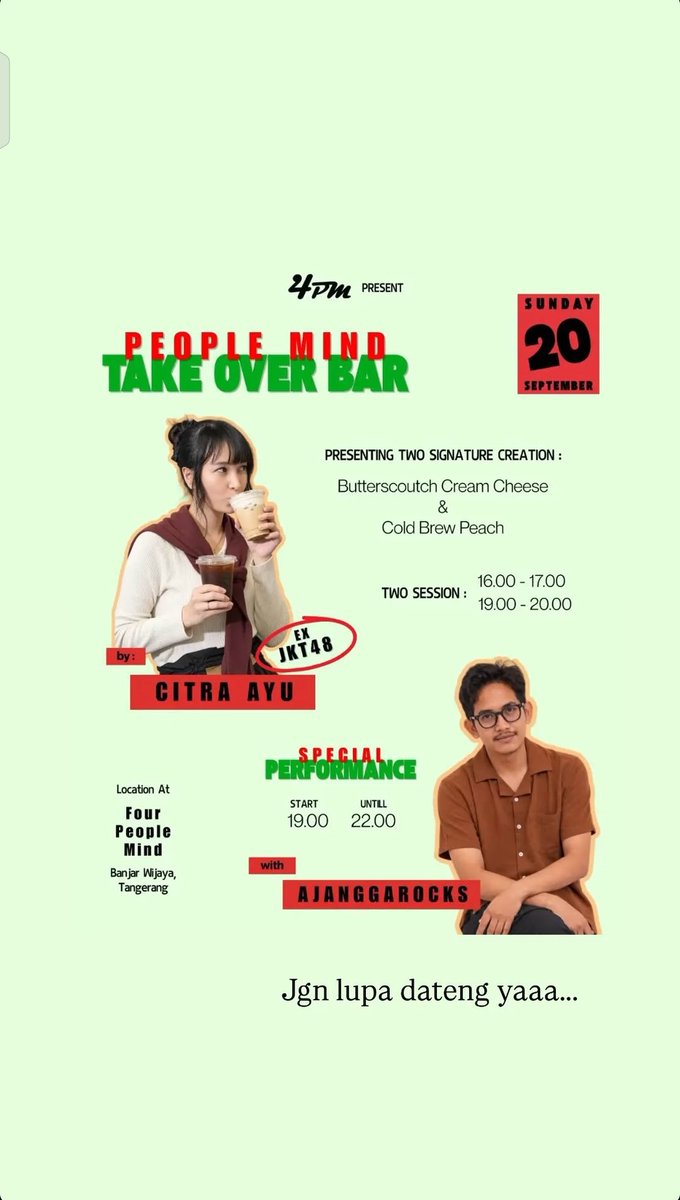 citraince's tweet photo. Kuy dateng kita ramaikan, kapan lagi ketemu @citrapranajaya 🤭

Story IG Citra :
https://t.co/kFiSR208mo https://t.co/5lizF4eNs8