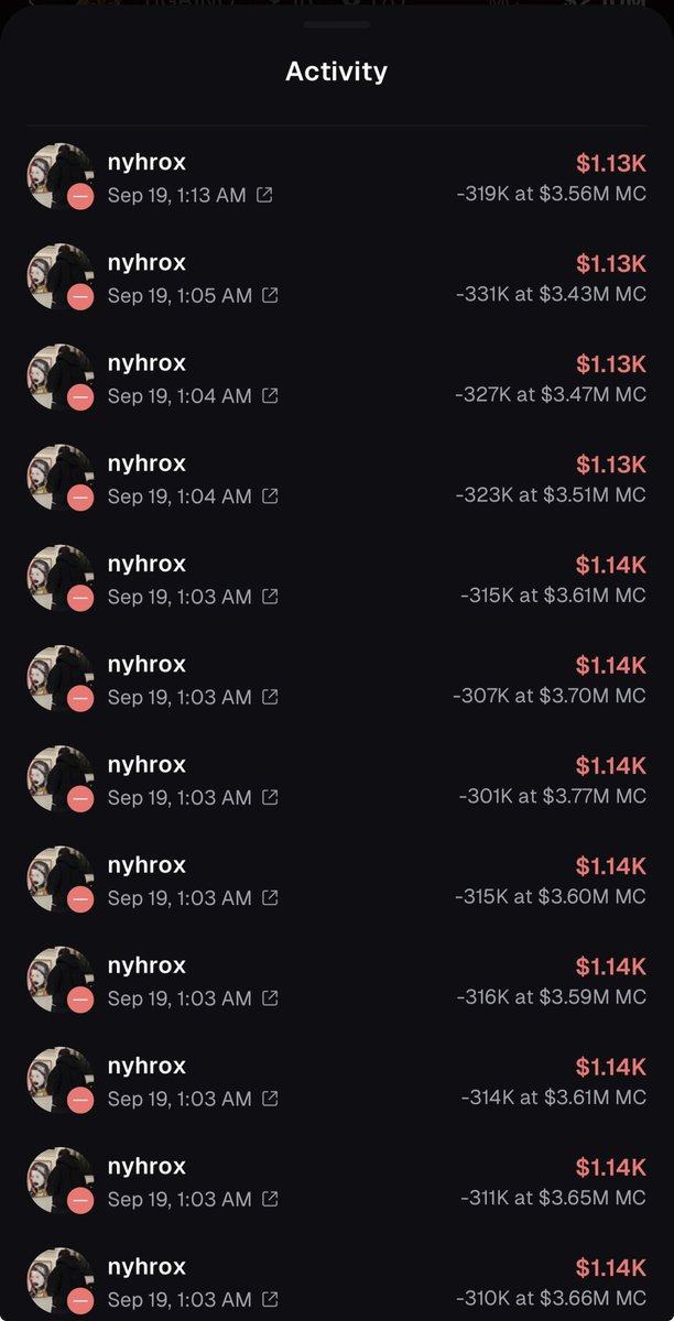 mieharper01's tweet photo. I’m sorry $TIGRINO holders, but this is your biggest KOLs, sold $30k then buyback $30 😭😭😭😭

Please let $TILCAYO heal your poor souls. https://t.co/UxzH9JReGr