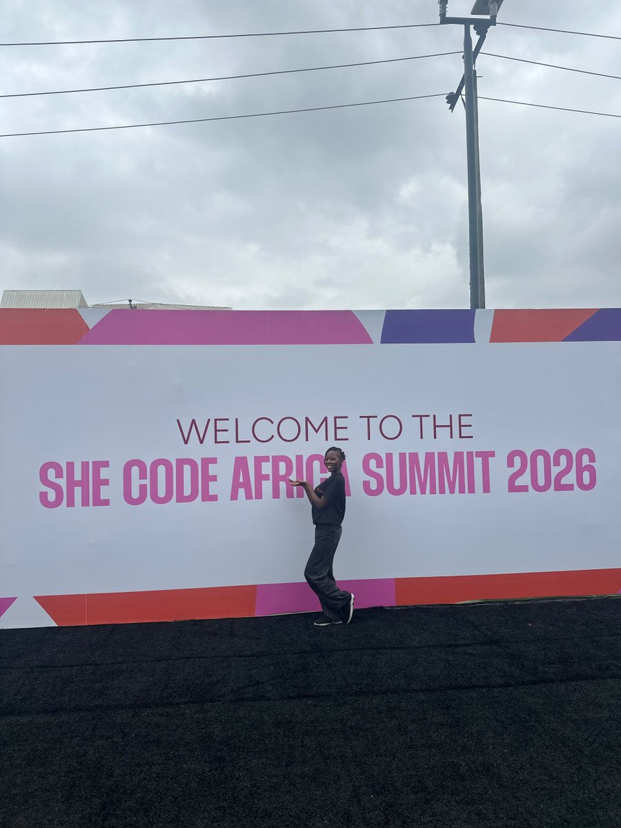 Dev_Omorh's tweet photo. SheCodeAfrica Ten years anniversary, i am present 

Thanks to @SheCodeAfrica 
Thanks to @media_elegance
Thanks to @SCAOAU 
Thanks to @Kolokodess https://t.co/hsdioz3Zzt