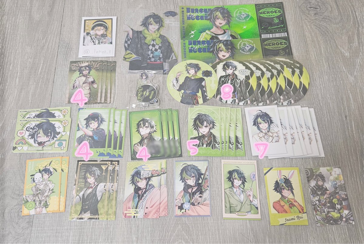 _lover_3's tweet photo. {にじさんじ グッズ 交換 譲渡}
譲➝画像の方

求➝IDの方or固ツイ
その他にも迷子グッズ探しております。
検索からでもお気軽にお声掛けください🌷.* https://t.co/BeTkBs14R0