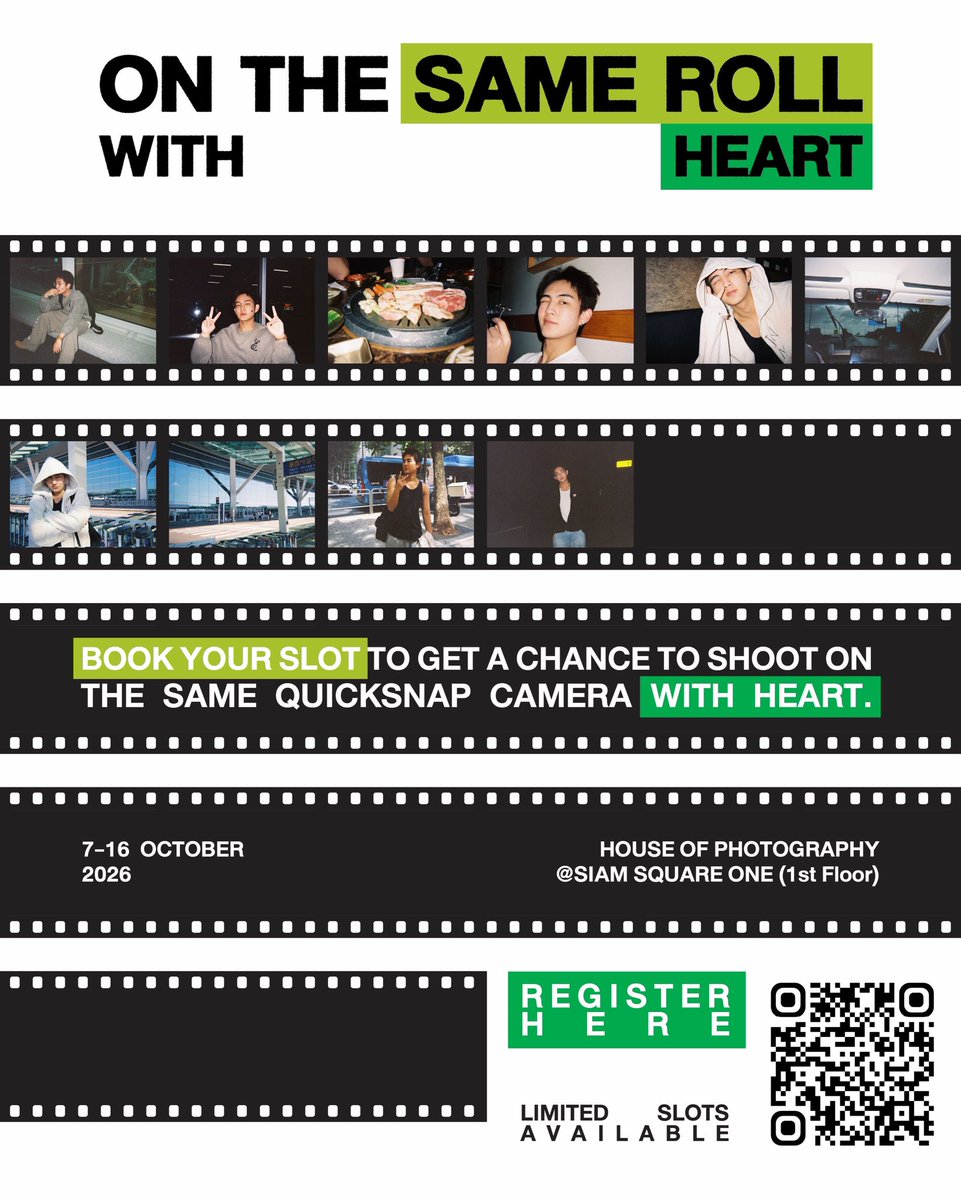 HEARTCHU_stats's tweet photo. ฮาร์ทมาโปรโมท Exhibition ของ FUJIFILM Photo Thailand ค่ะ 📸🎞️
- ไลก์ คอมเมนต์ รีโพสต์ เซฟ -
(🔗) https://t.co/pLwBbB1Zqy
#HEARTchuthiwat
#QuickSnapWorthTheWait
#FUJIFILMQuickSnap https://t.co/yTxeo4XIMO