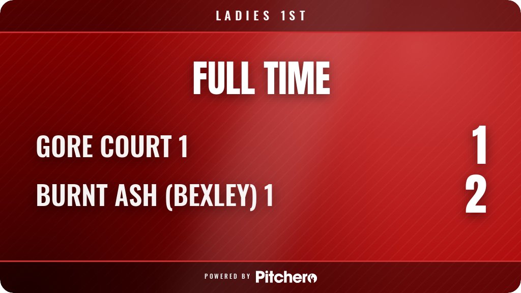 BurntAshHC's tweet photo. FULL TIME: Gore Court 1 1 - 2 Burnt Ash (Bexley) 1
#GORBUR #Pitchero
https://t.co/pO67KNbFb7 https://t.co/XyiAStee8X