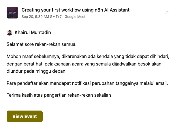 WargaRemote's tweet photo. Update: izin reschedule ke Minggu depan ya, guys 🙏

FYI, mas Khairul ini di Pontianak. https://t.co/N2MCZ23l1Y