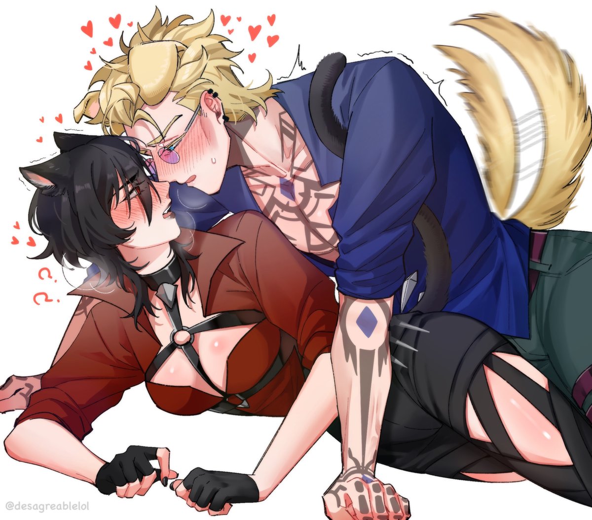 desagreablelol's tweet photo. #locke #vayne
It's mating season...🐶🐱
Special thanks to @suzu__o__rv  for the request🫰💗 https://t.co/TaDg7FmhfO
