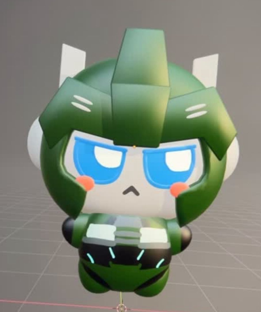 FledglingDebute's tweet photo. I wanted that transformers reese plushie so bad so I made a Domini version in blender

#TFOC https://t.co/wS8ciRTFz5