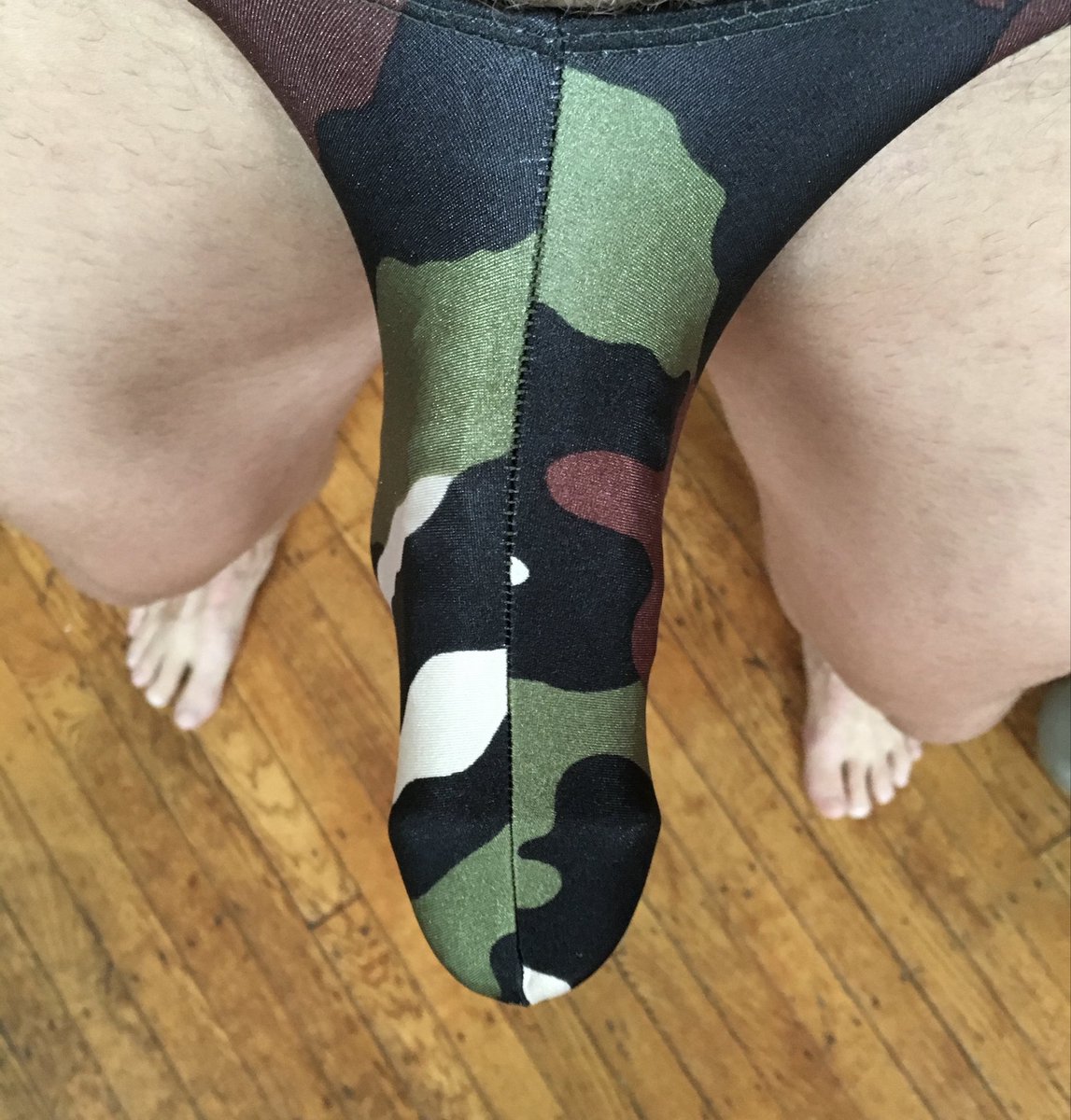 DunesNyc's tweet photo. #Thonged #Camo #Dong #HelmetHead #MushroomHead https://t.co/ZTvpXJXM8m
