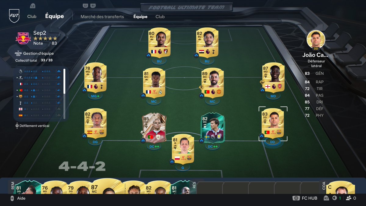 SkyzerOL's tweet photo. @TwinsFifaHD Salut les Twins !

J'ai cette équipe pour le moment et 350k crédits mais j'attends des conseils pour investir intelligemment

Pourquoi pas rentrer le bon vieux moussa diaby et la reine sakina karchaoui qui sont sur le banc :) https://t.co/tcp4SsenBA