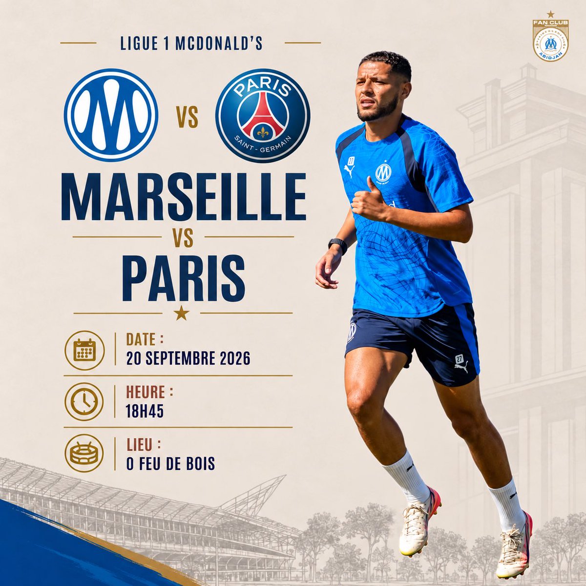 OM_Abidjan's tweet photo. DIMANCHE 20 SEPTEMBRE 

MARSEILLE 🆚 PARIS

⚽️ LIGUE 1
🕒 18H45 GMT
📍 Ô FEU DE BOIS 

#omfanclub #abidjan #africa #football #marseille #cotedivoire #olympiquedemarseille #ultras #fadas #velodrome #teamom #OMafrica #OMworldwide #SublimeCotedivoire https://t.co/jEsSOfTpYx