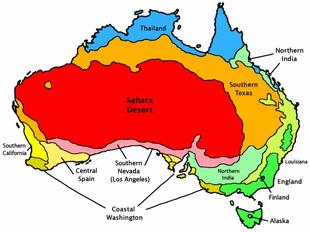 TerribleMaps's tweet photo. Australia mapped by comparable climates https://t.co/ifQRW1NXmr