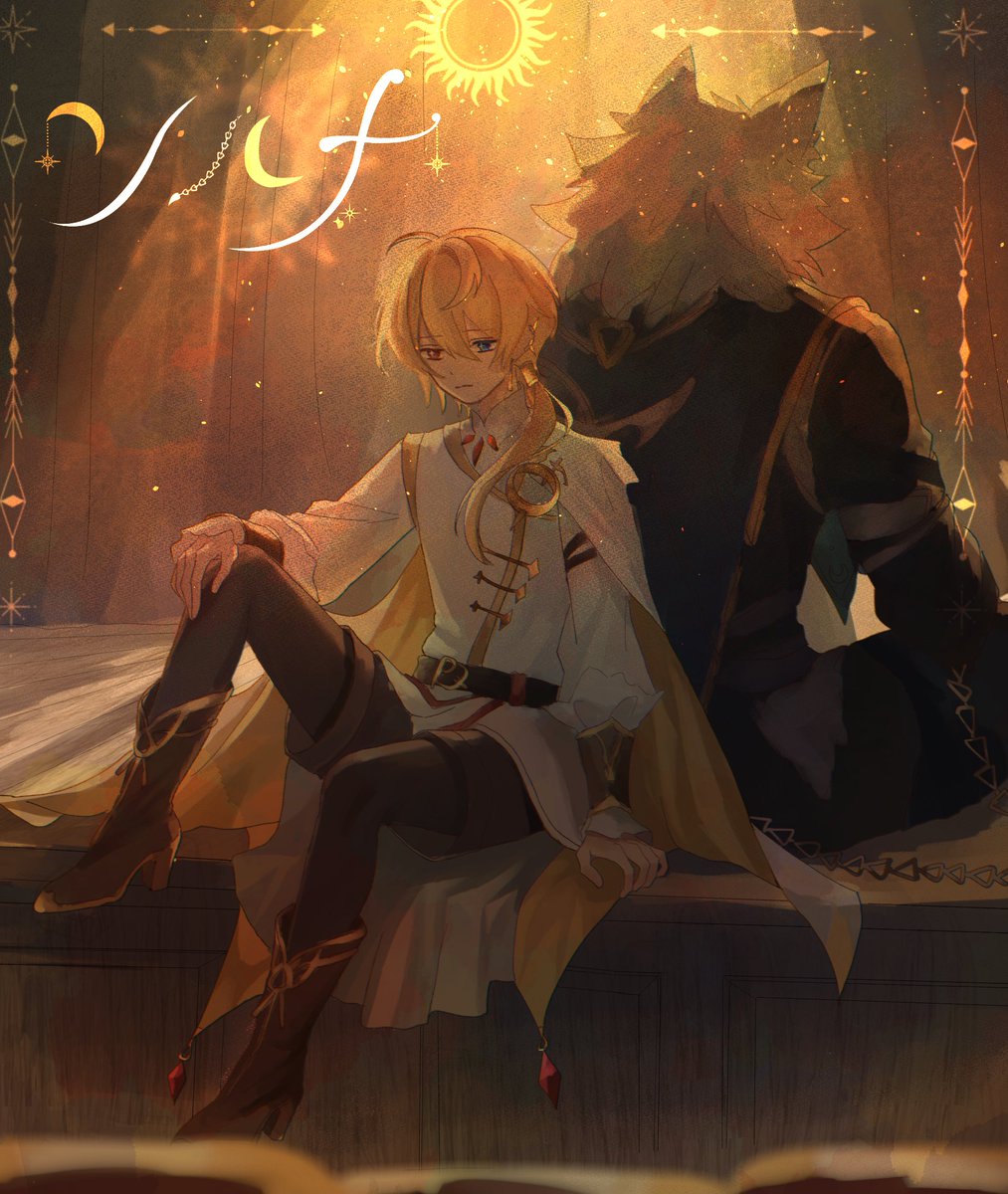 minami_yrsk's tweet photo. baKeさんの新曲、ソルナのMVイラストを担当させていただきました！

ACE Studio『アルカナ・レゾナンス』、ルナ・ソルの公式デモソングです☀️🌙
曲は勿論、キャラクター設定や世界観も含めてとっても素敵です！

よろしくお願いいたします〜！

#アルカナ・レゾナンス
#ACEStudio https://t.co/f34UQdbsCE