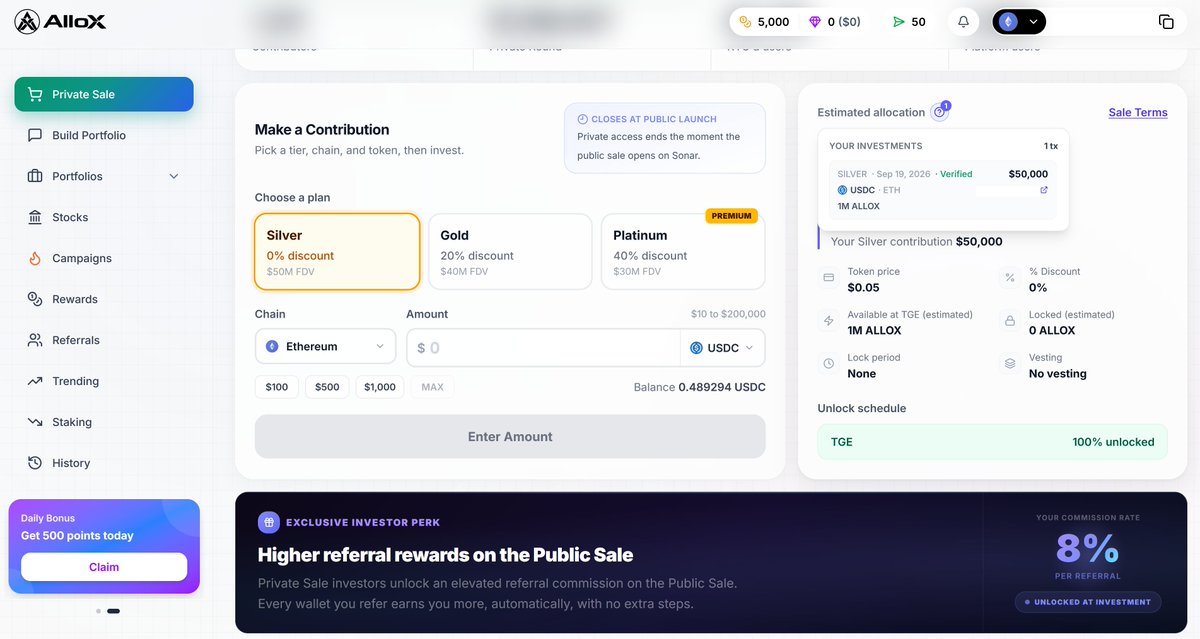 bud_crypto's tweet photo. Got $50k in $ALLOX at a $50M FDV through the private round. Soon, ahead of TGE, the public round will kick off at a $65M FDV. 🚀

https://t.co/S5am9gTSdH https://t.co/QvqUJIB1yw