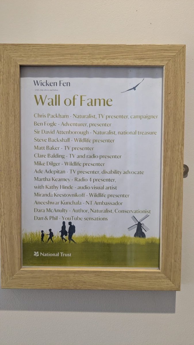 dnpcentral's tweet photo. Wicken Fen Visitor Center, the location in Dan and Phil‘s ghost hunting video, have added them to their Wall of Fame!
Source: https://t.co/gIRy2Je98w https://t.co/5QyAaQEdrx