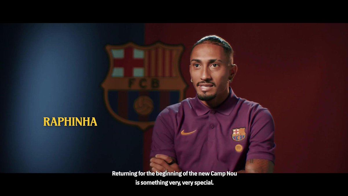 Forca_Fcb's tweet photo. 🎙️ رافينيا:

العودة إلى بداية مرحلة الكامب نو الجديد أمر مميز جدًا، جدًا https://t.co/HKGdC61q5M