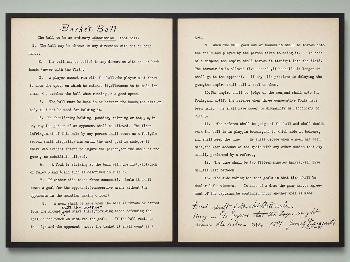 SmithSolutions4's tweet photo. Honoring South Dakota basketball history 🏀
From James Naismith’s original 1891 rules to decades of Catholic State Champions and the lasting impact of Dr. Rex Swett. The game’s roots run deep here.💫
#SouthDakotaBasketball #BasketballHistory #Naismith https://t.co/WDmUXtSrND